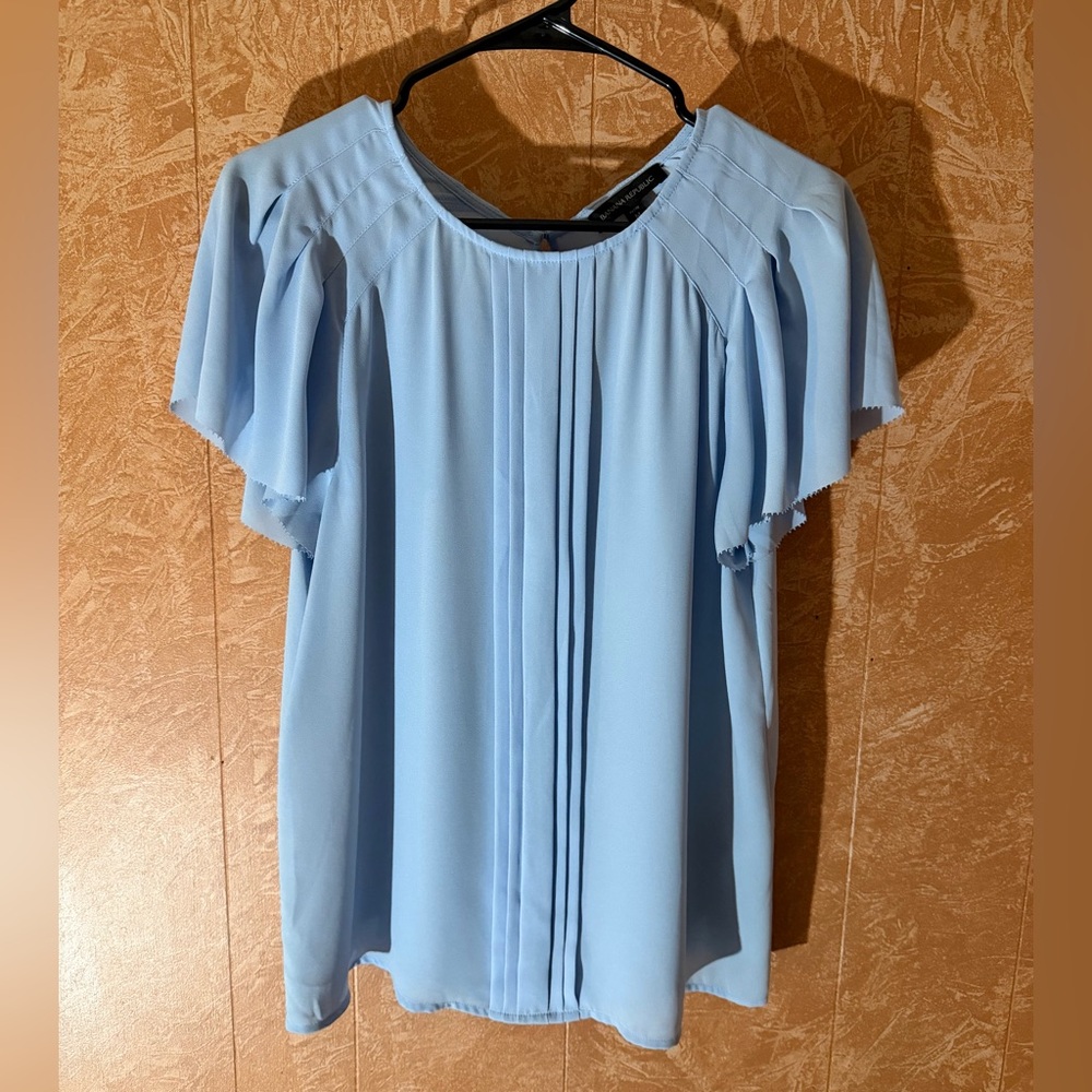 Banana Republic Soft Blue Blouse